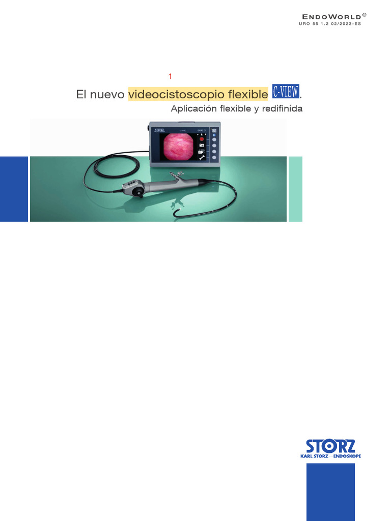 Videocistoscopio Flexible C-VIEW® 2023 | PDF | Monitor de computadora | USB