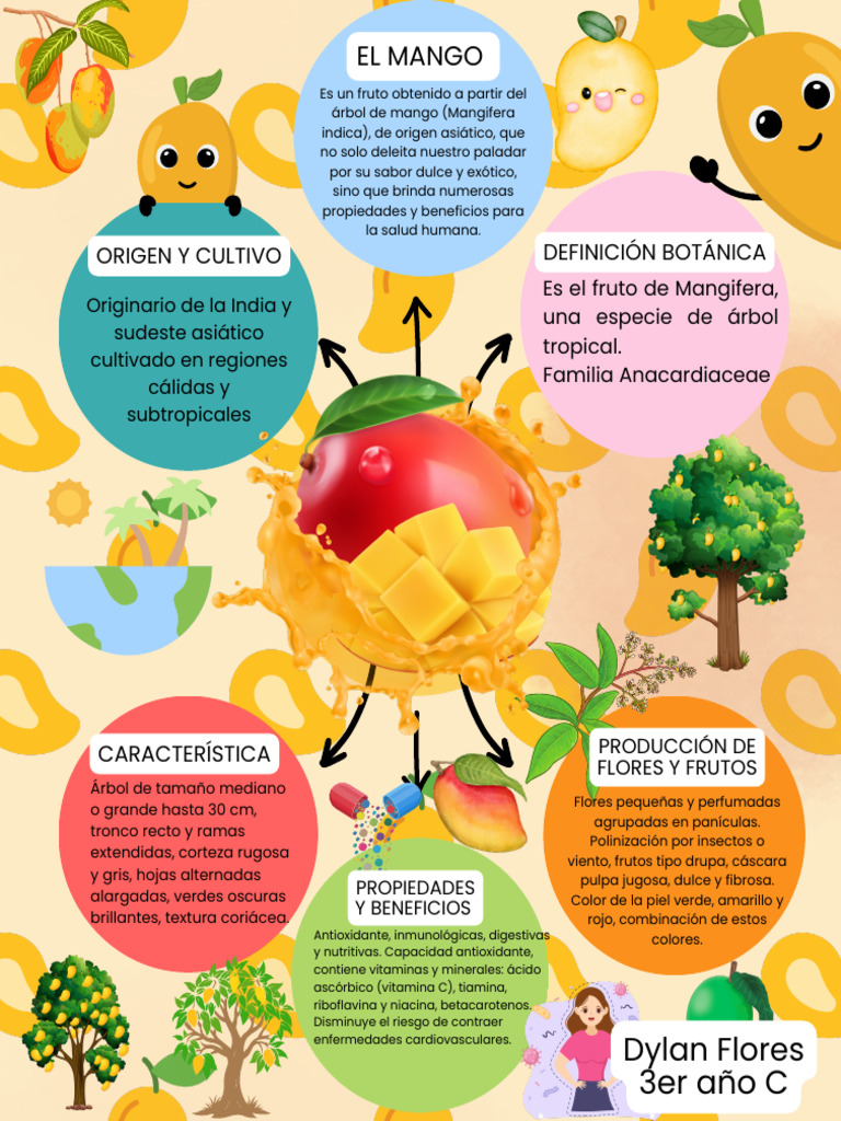Propiedades y origen del mango | PDF | Mango | Fruta