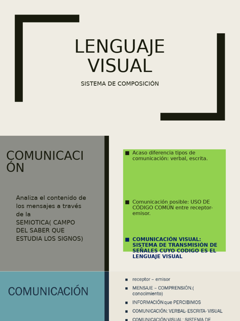 Lenguaje Visual | PDF