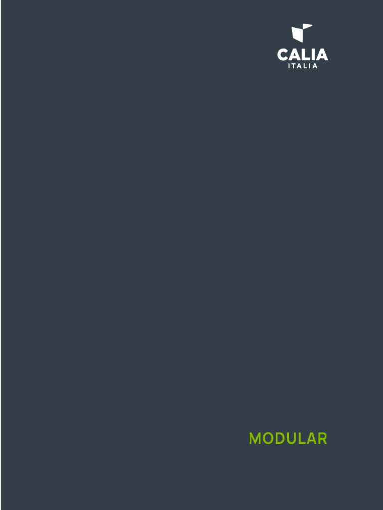 CALIA ITALIA Modular Collection | PDF