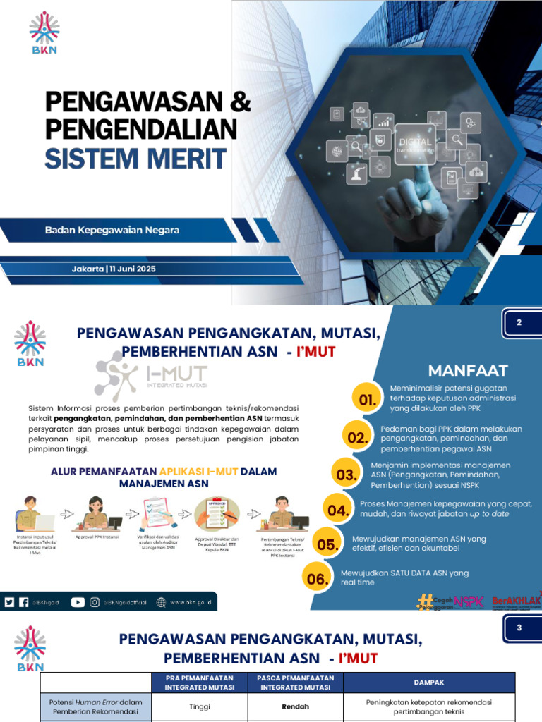Pemanfaatan Aplikasi I-MUT untuk ASN | PDF