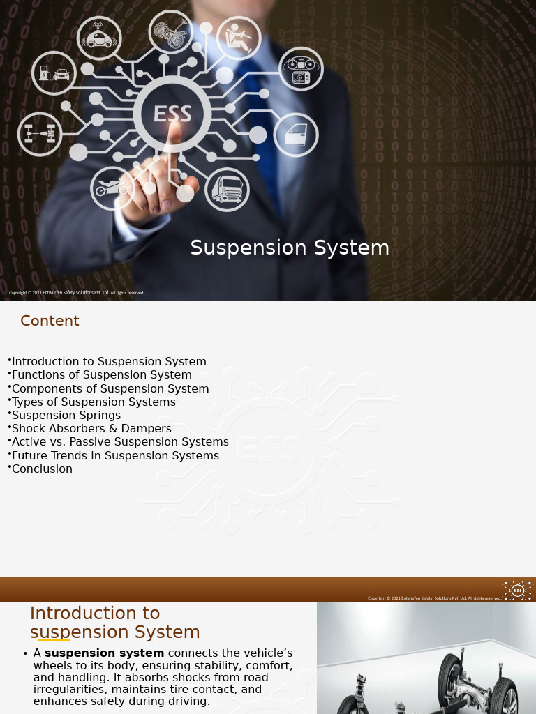 Suspension Systems Overview | PDF | Vehicles | Motor Vehicle