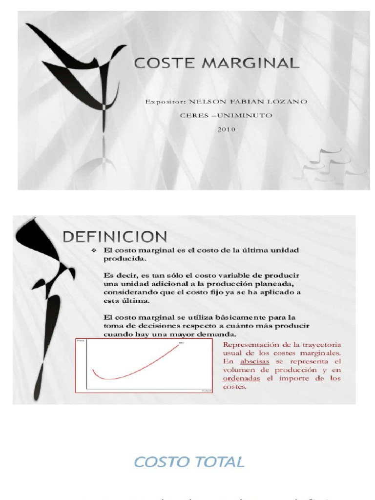 Costo de Oportunidad y Decisiones Económicas | PDF | Costo de ...