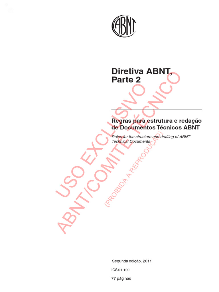 Regras ABNT para Documentos Técnicos | PDF | Informação