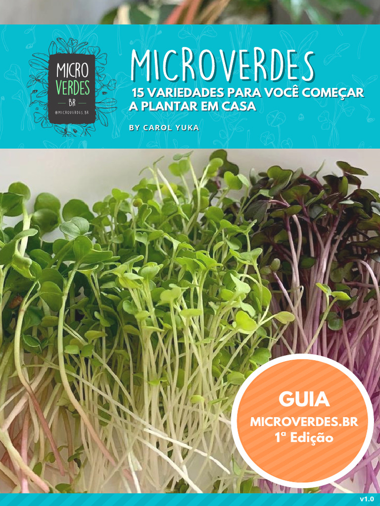 15 Variedades de Microverdes para Cultivar | PDF | Mostarda (condimento ...