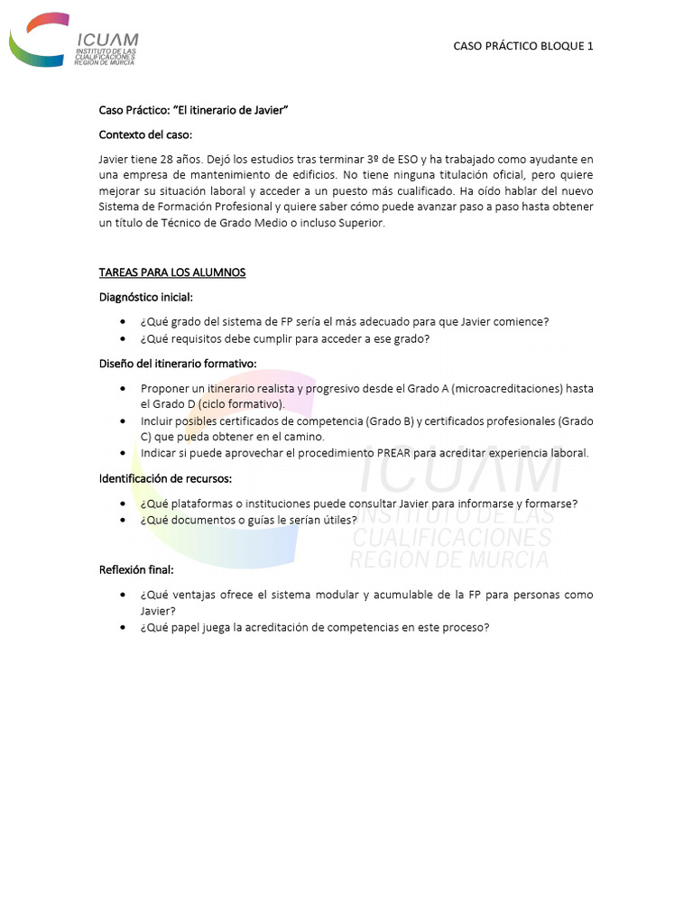 Caso Práctico - Módulo 1 | PDF