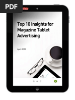 Download Kantar Media Top 10 Insights for Magazine Tablet Advertising by Kantar Media SN87829547 doc pdf