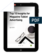 Download Kantar Media Top 10 Insights for Magazine Tablet Advertising by Kantar Media SN87829547 doc pdf