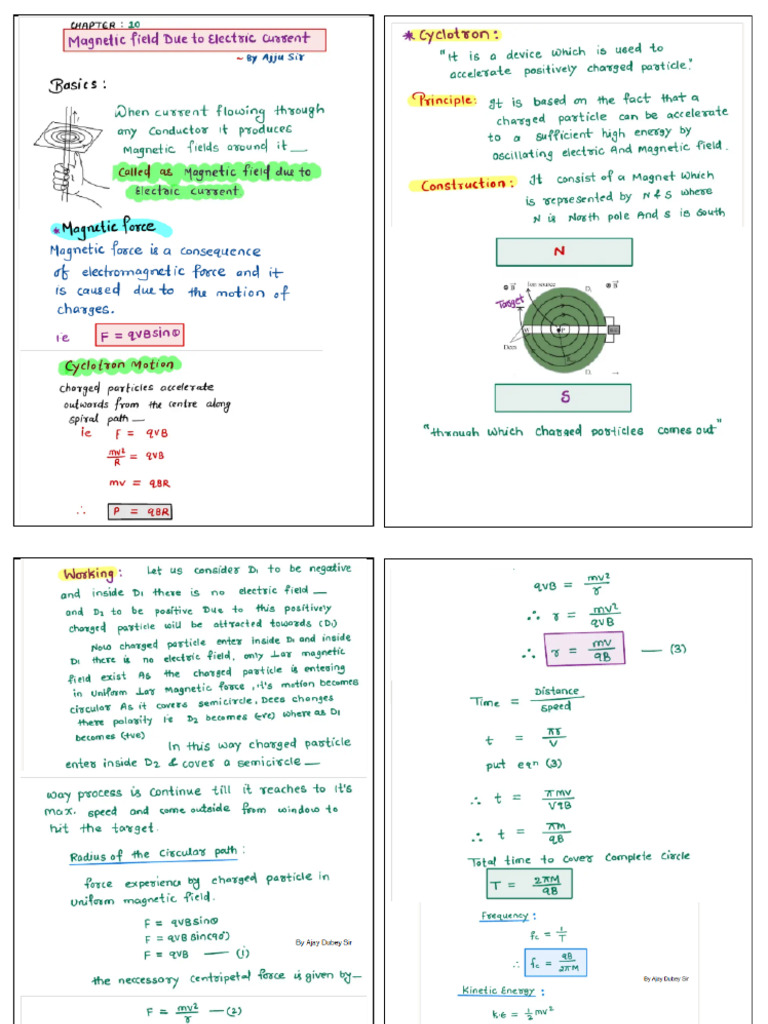 Machanical Properties Due To Electric Curent NOTES | PDF