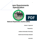 Software Requirements Specification: National Registration System (NRS