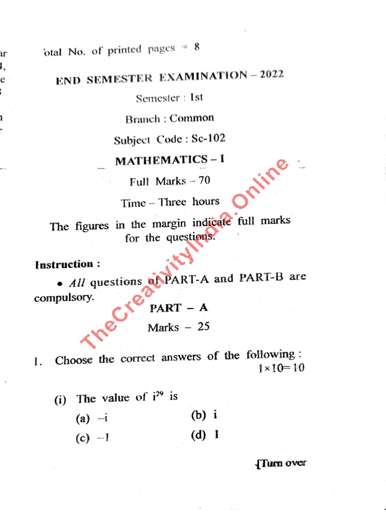 Math 2022 | PDF