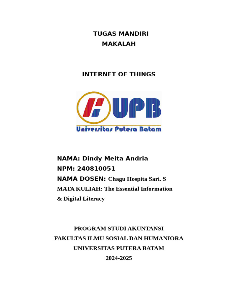 Memahami Internet of Things (IoT) | PDF