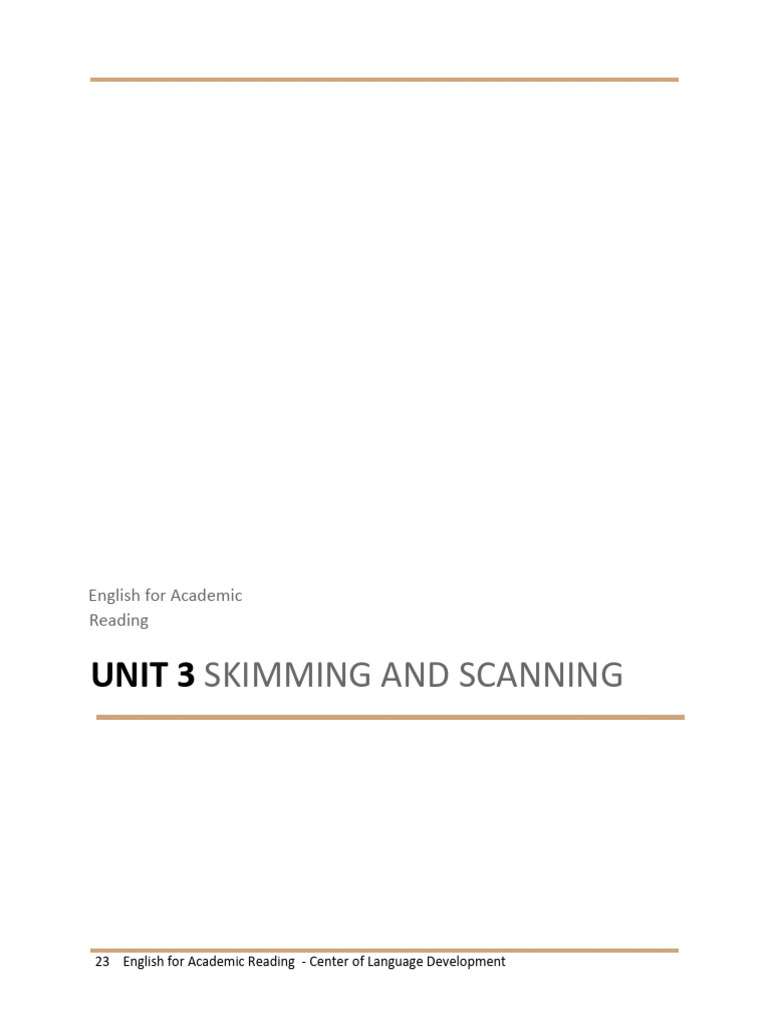 Skimming and Scanning Techniques | PDF | X Ray | Electromagnetic Radiation