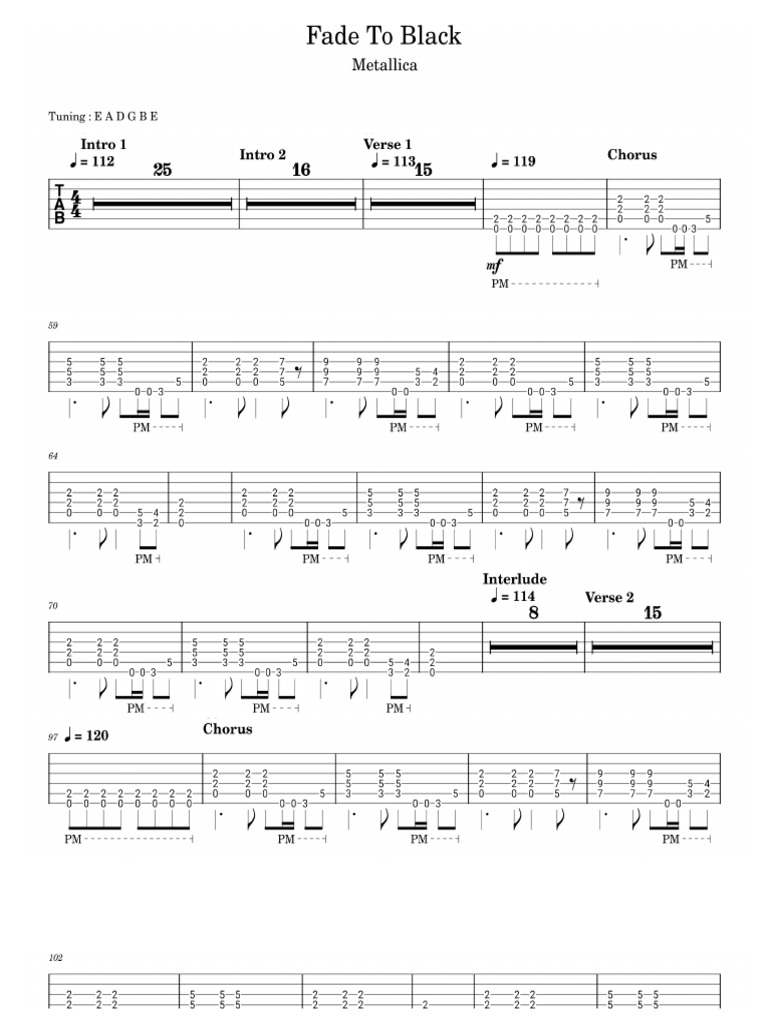 Tabs & Chords | PDF