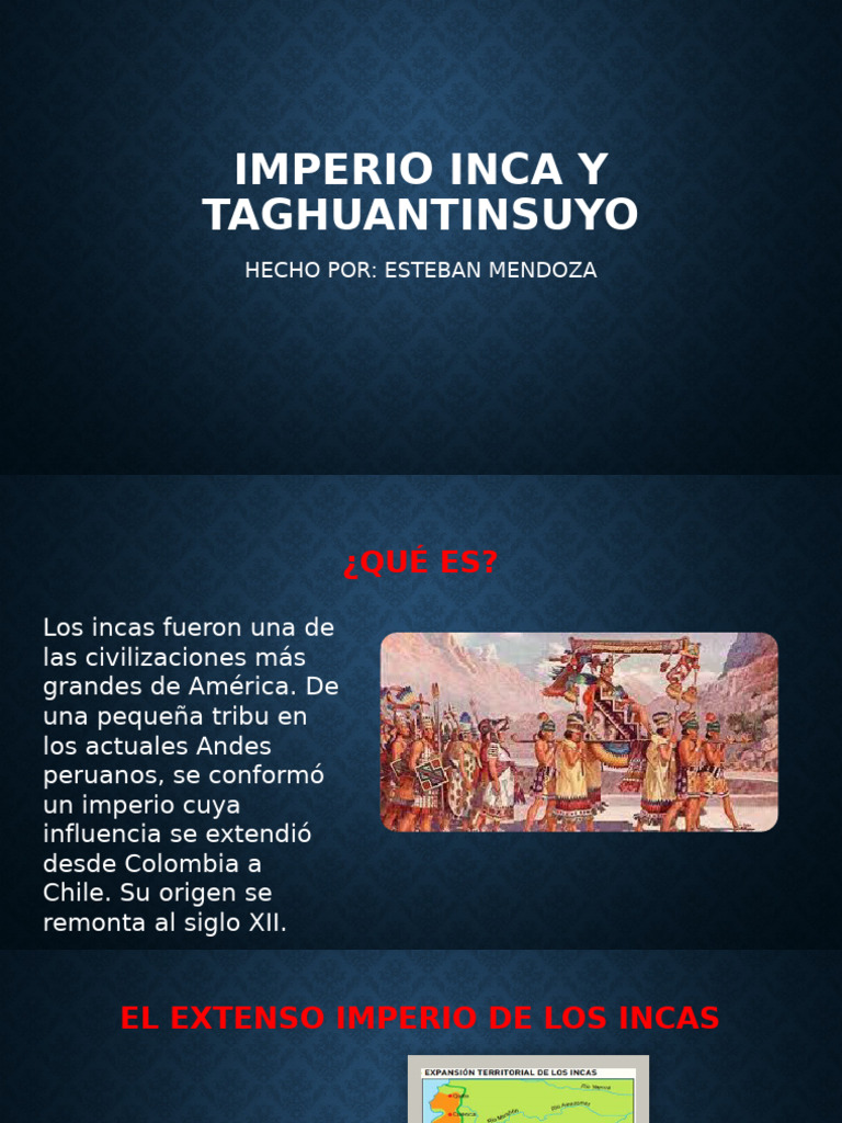 Imperio Inca y Taghuantinsuyo | PDF