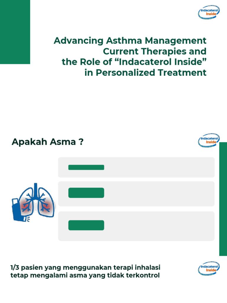 Terapi Asma: Peran Indacaterol dan ICS | PDF
