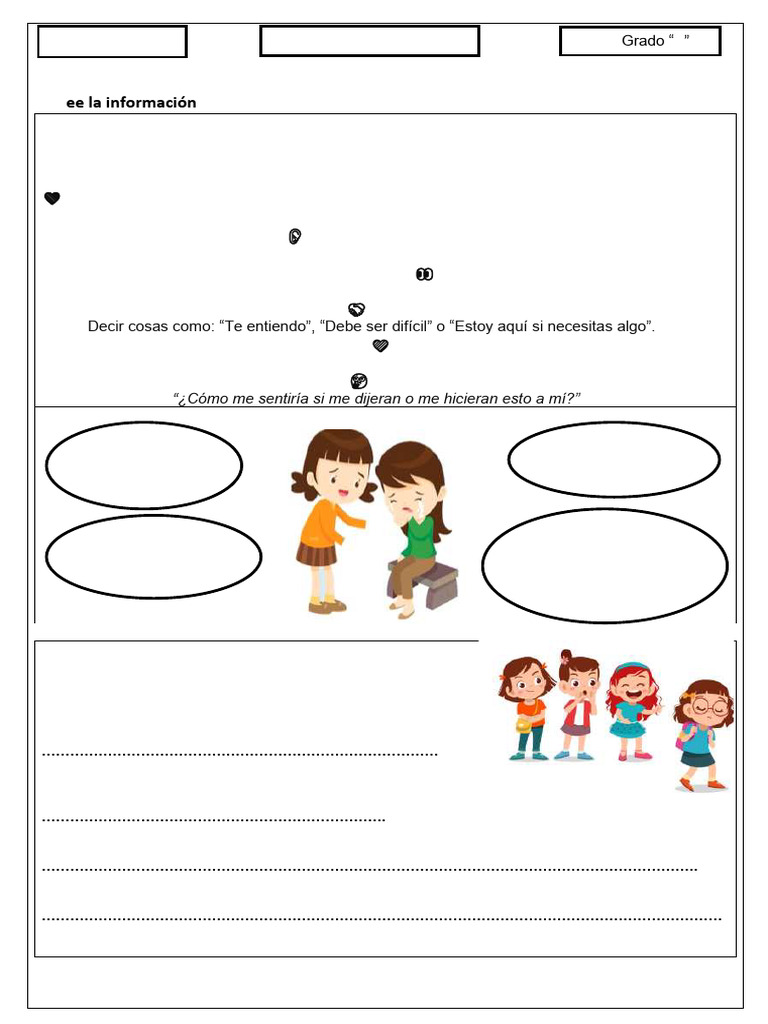 Actividades para Fomentar la Empatía | PDF | Empatía | Sicología