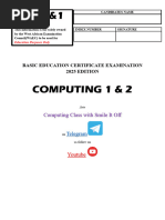 Basic 8 Computing Exam Questions | PDF | Printer (Computing) | Input/Output