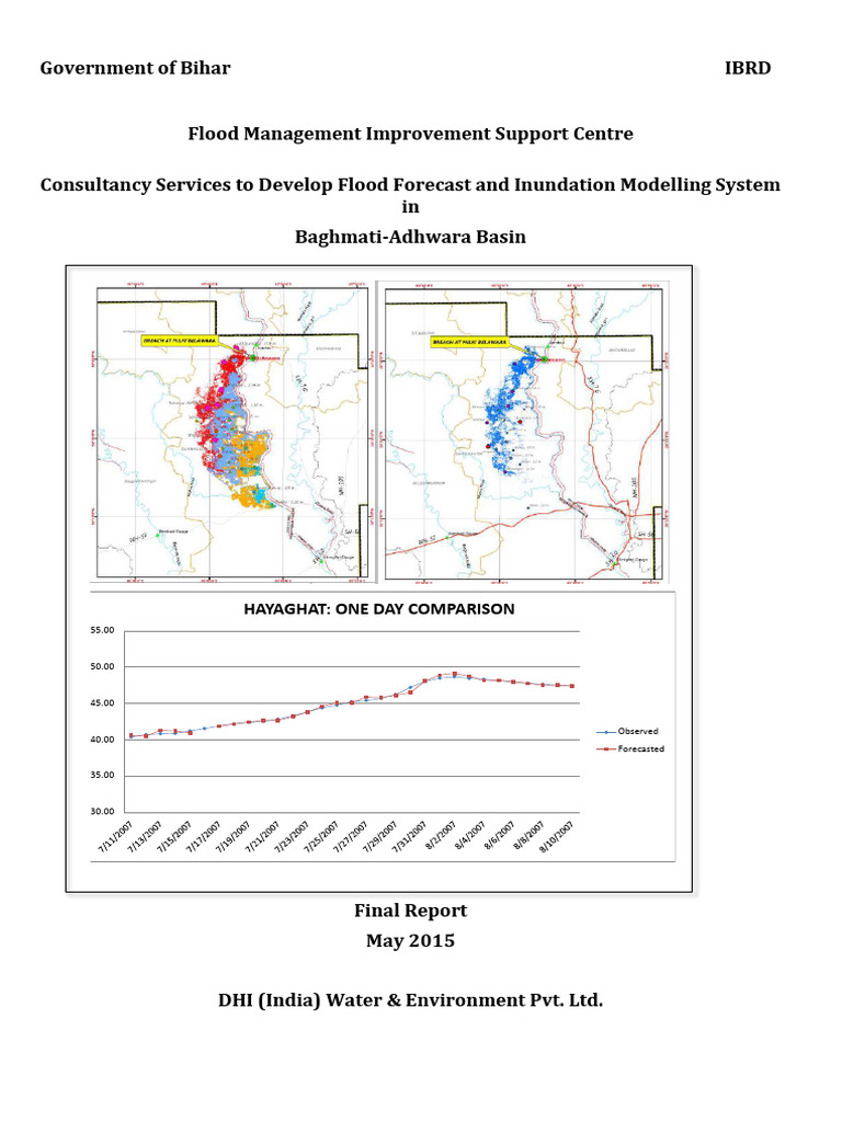 Flood Forecasting in Bagmati-Adhwara | PDF | Flood | Weather Forecasting