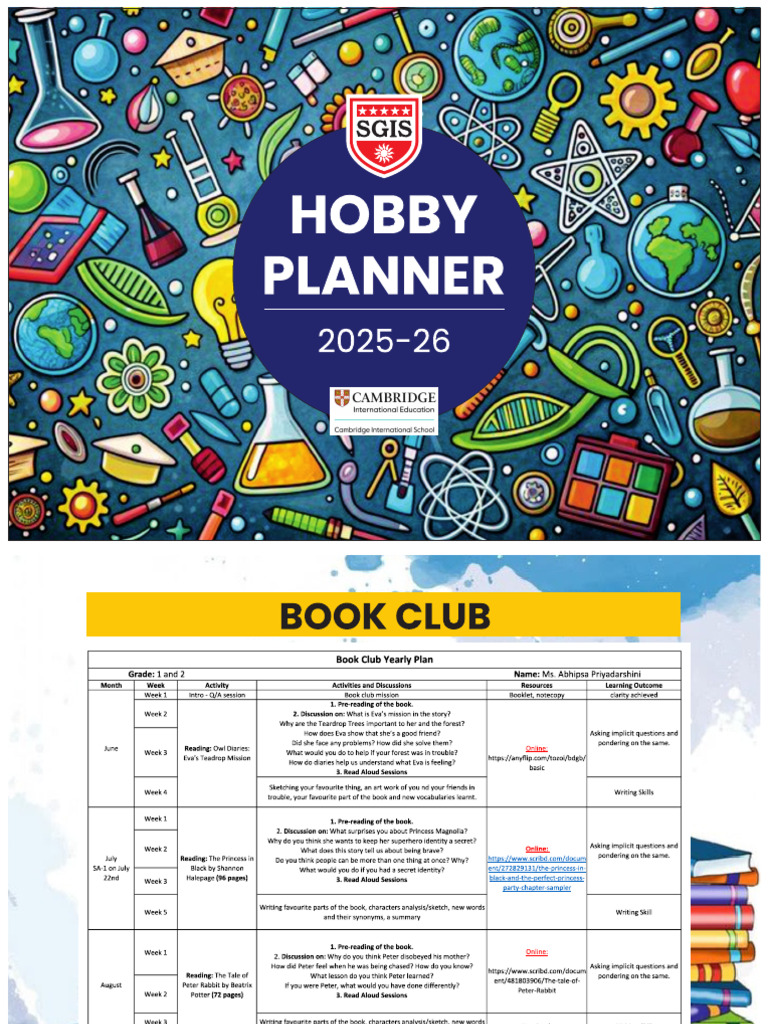 Hobby Planner | PDF