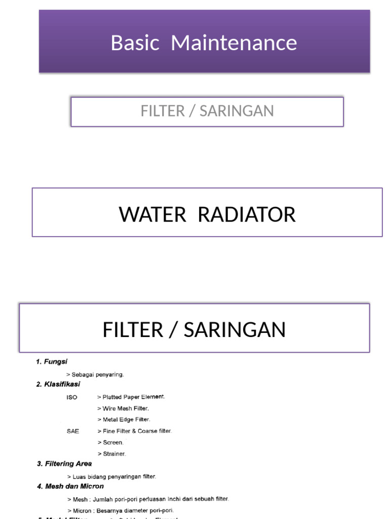 BM Waterland Filter | PDF