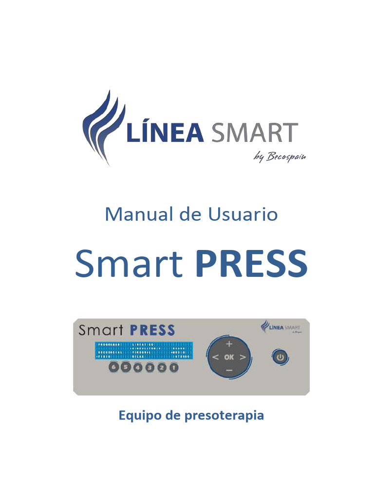 Manual de Uso Smart PRESS | PDF | Masaje | Fusible (Eléctrico)
