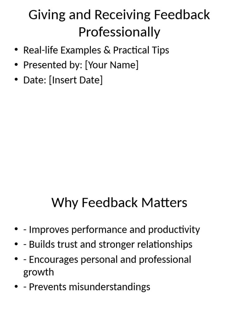 Effective Feedback Strategies Guide | PDF | Feedback | Human Communication