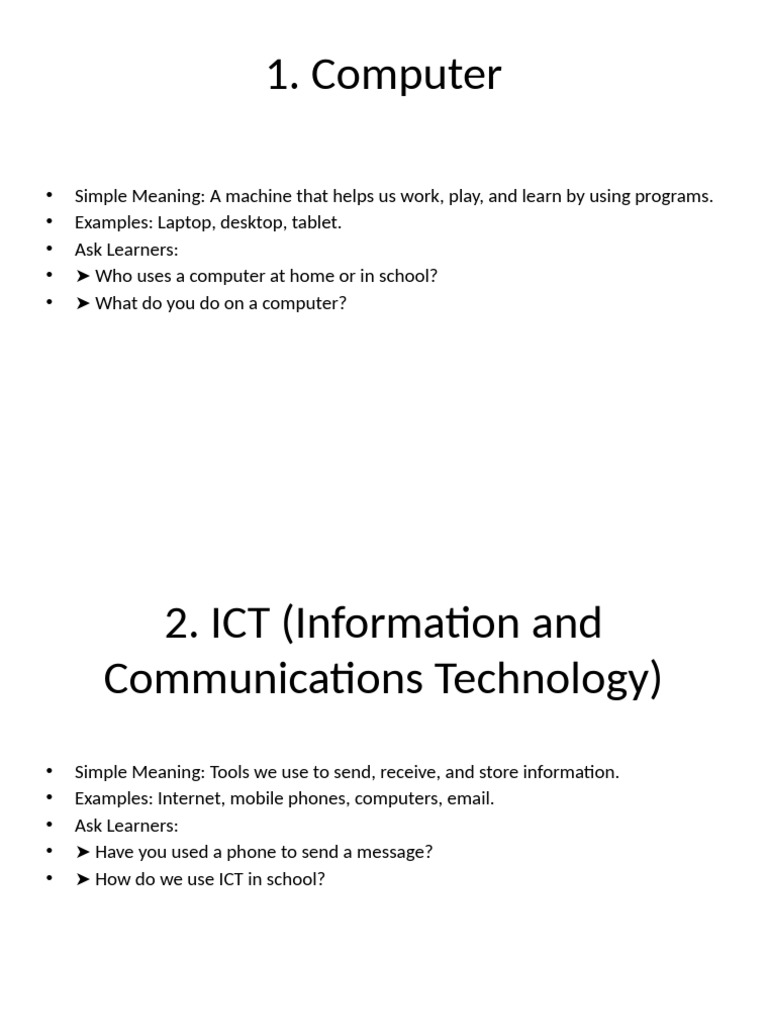 Exploring ICT Tools and Equipment | PDF | Application Software ...
