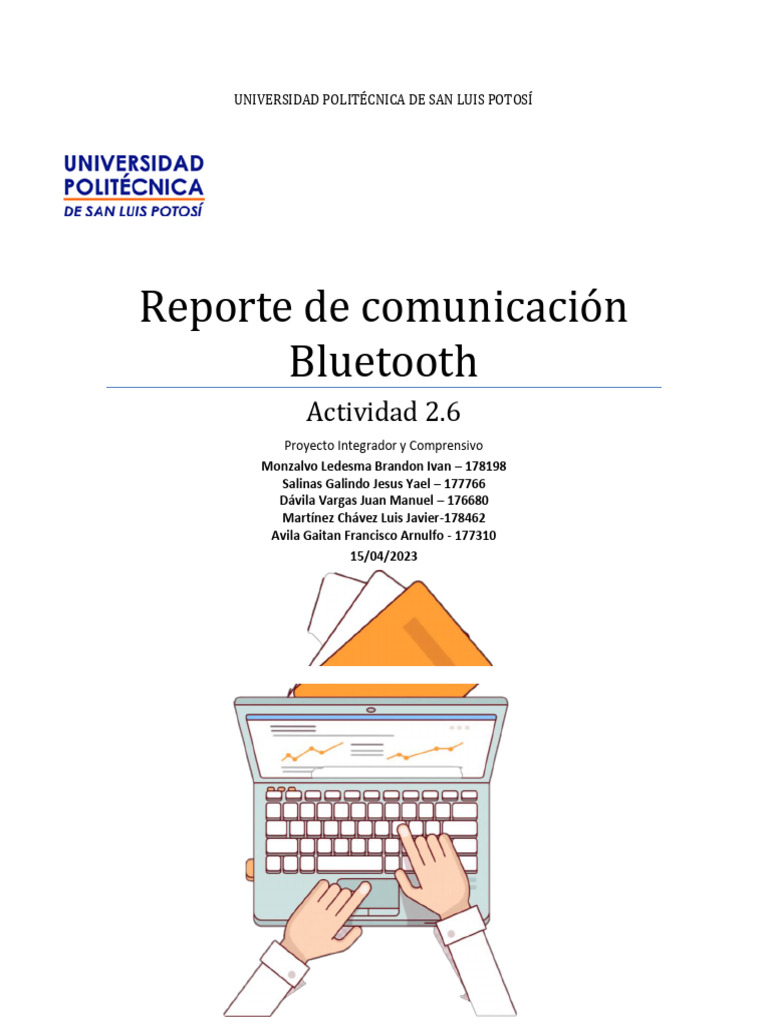 Actividad 2.6 | PDF | Bluetooth | Ingenieria Eléctrica