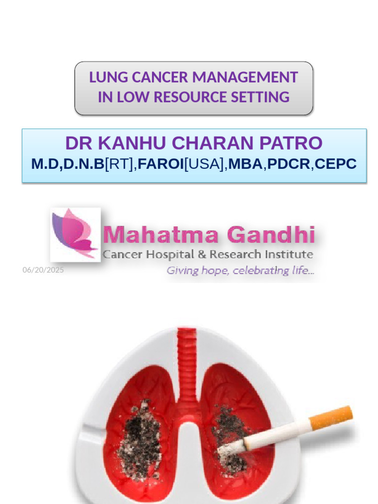 Lung Cancer Management | PDF | Lung Cancer | Radiation Therapy