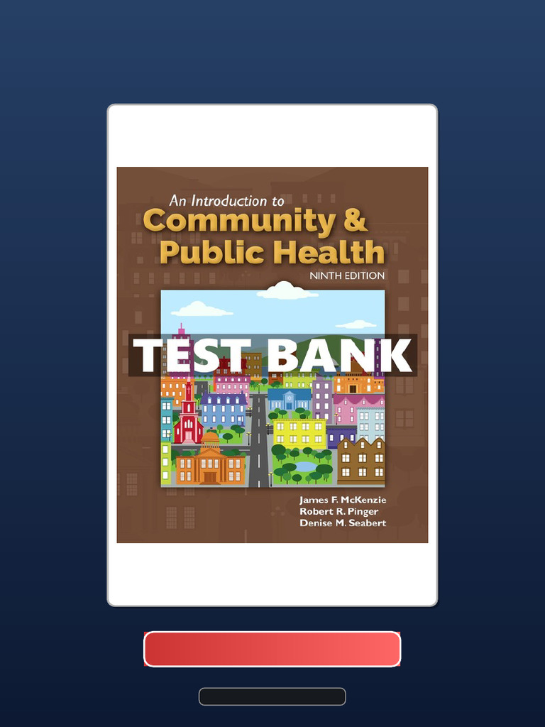 Full Chapter of Introduction To Community Public Health 9th Edition ...