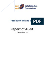 Rapport d'audit de la DPC sur Facebook