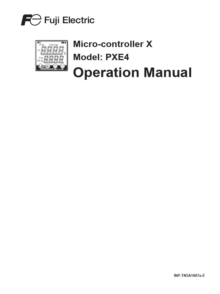 Instruction Manual Product Temperature Control Micro Controller ...