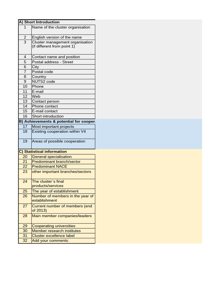 v4c Data List | PDF