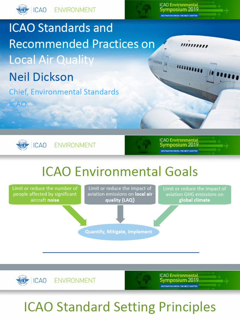 ICAO Environmental Standards Overview | PDF | Air Pollution ...