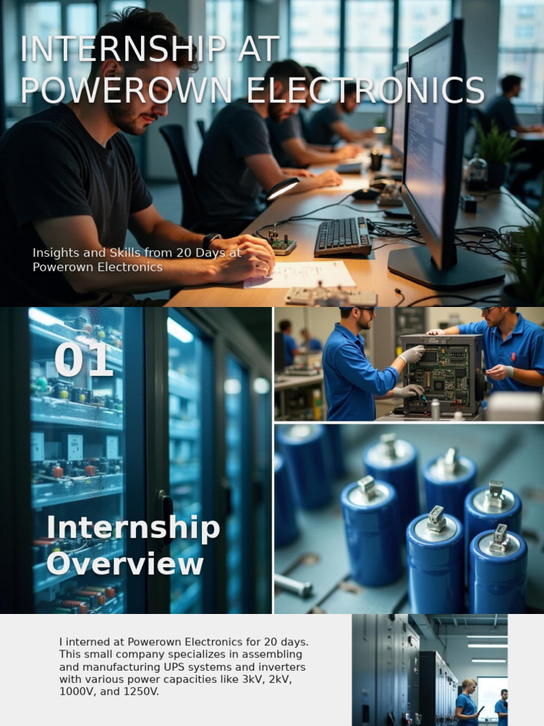 20-Day Internship Insights at Powerown Electronics | PDF | Power ...