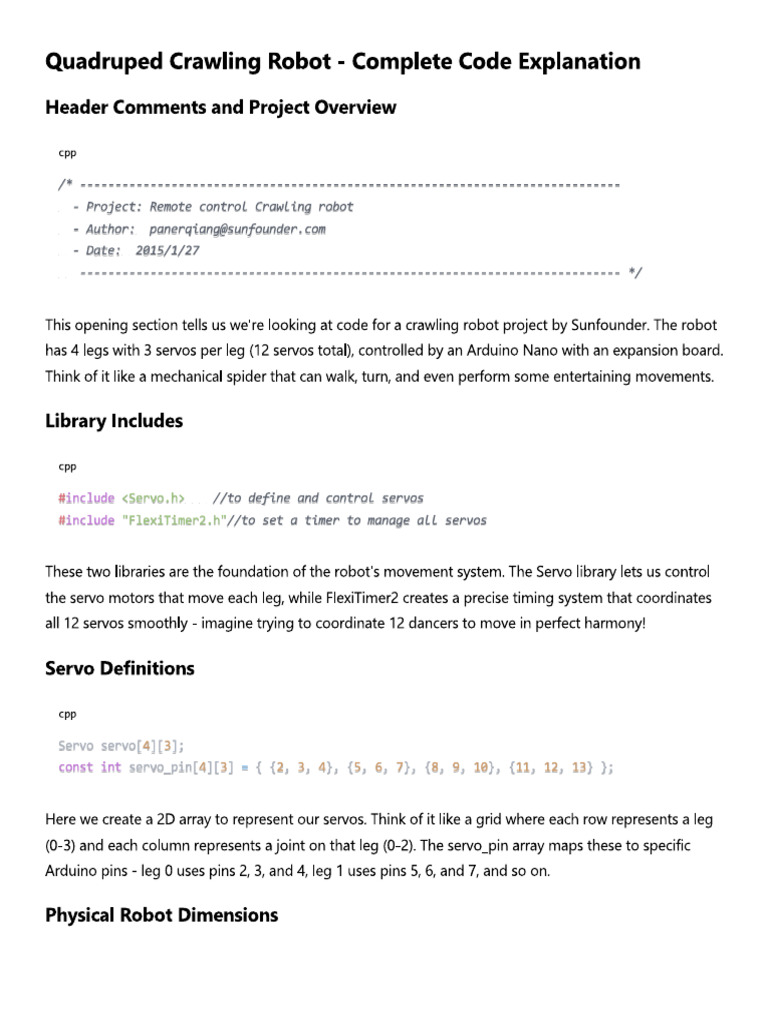 Spider Bot | PDF
