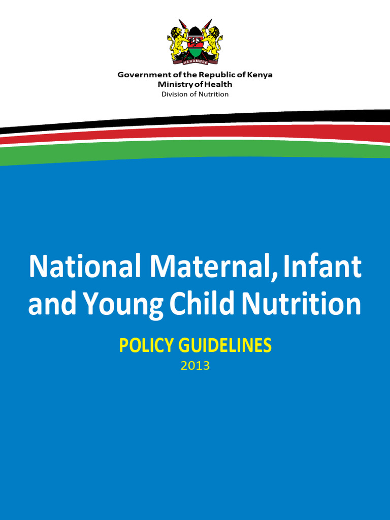 Kenya MIYCN Policy Guidelines 2013 | PDF | Breast Milk | Breastfeeding