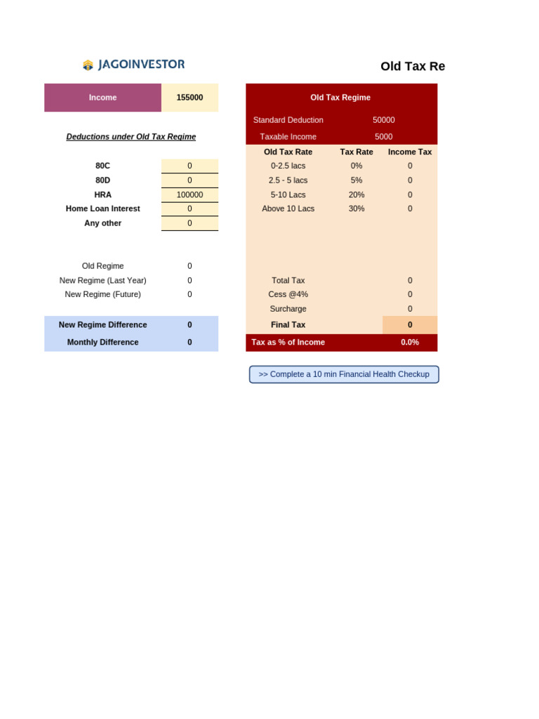 Income Tax Calculator AY 2025-26 | PDF | Tax Rate | Tax Deduction