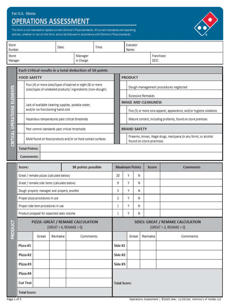 Operations+Assessment+Form+2025 | PDF
