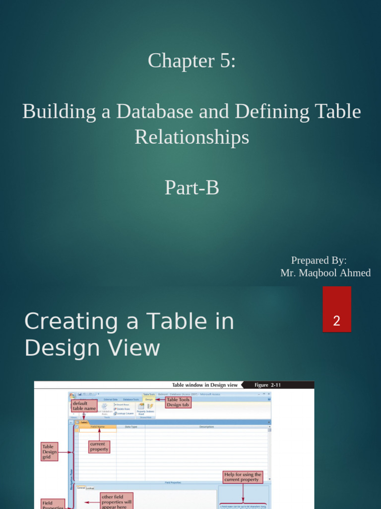 Chapter 5B (Database App) | PDF