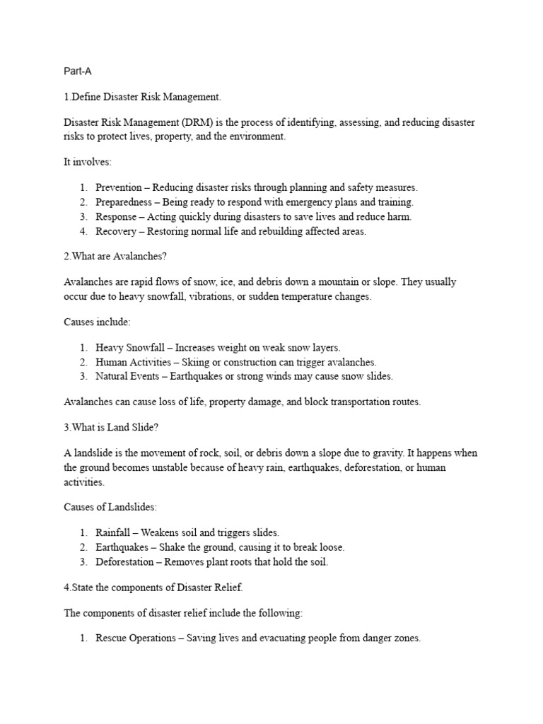 Disaster Risk Management and Hazards Overview | PDF | Waste | Waste ...