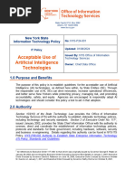 How To Declare The Use of Generative AI Tools - Example | PDF