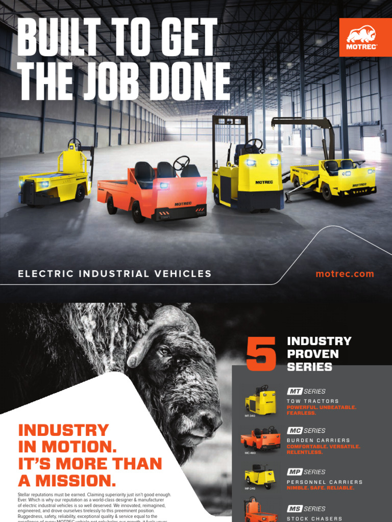 Motrec Custom Electric Vehicles Overview | PDF | Trailer (Vehicle) | Train