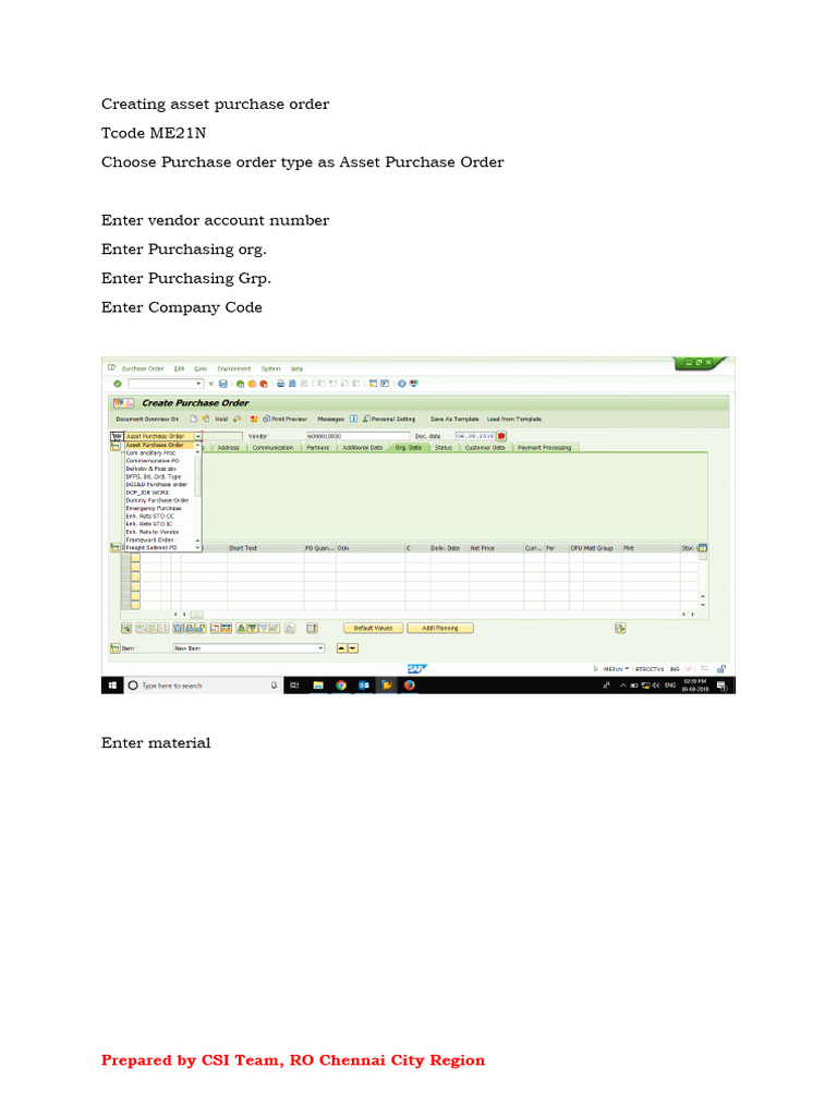 Asset Purchase CSI | PDF