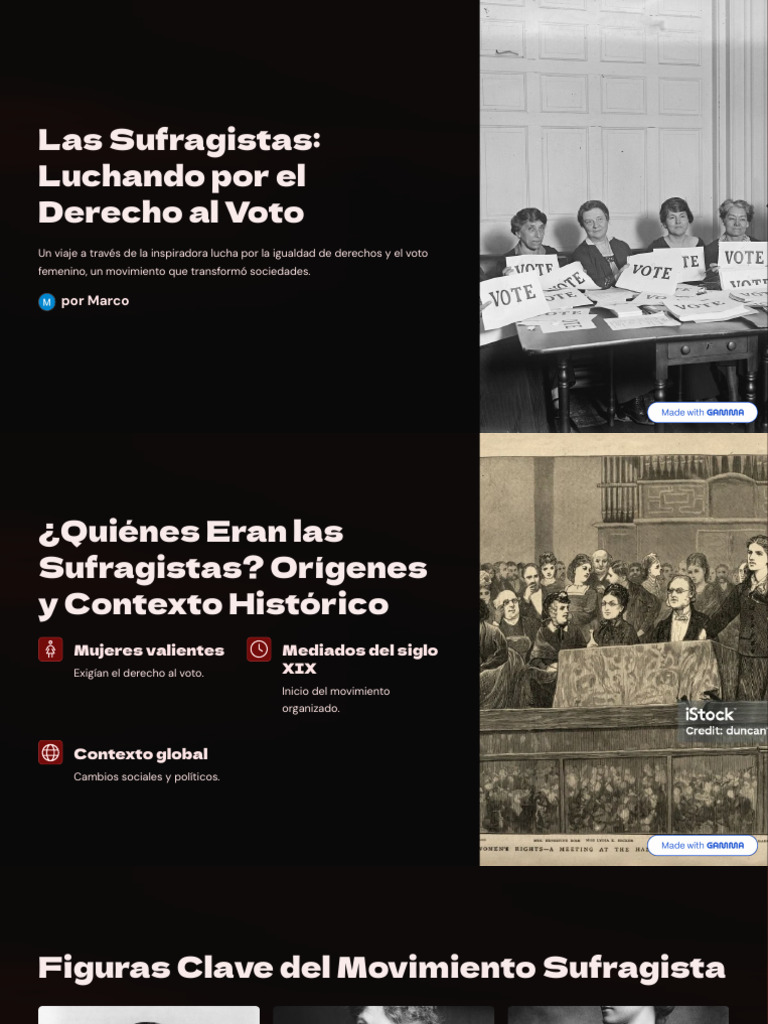 Las Sufragistas Luchando Por El Derecho Al Voto | PDF | Sufragio de las ...