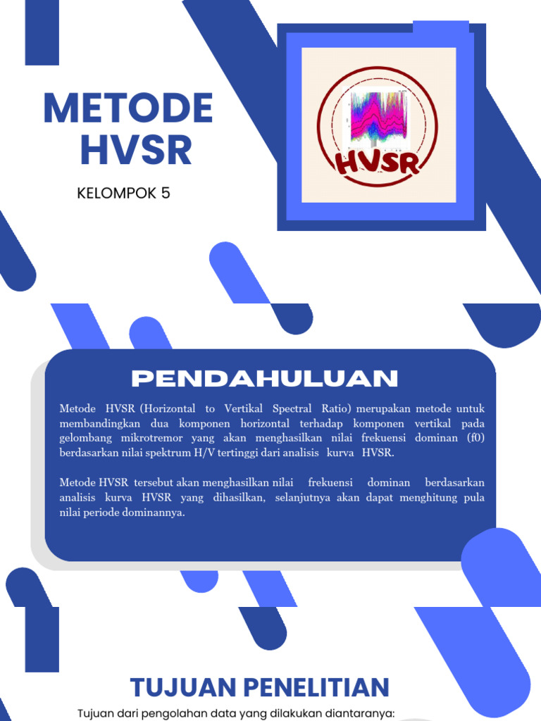 Metode HVSR Kel.5 | PDF