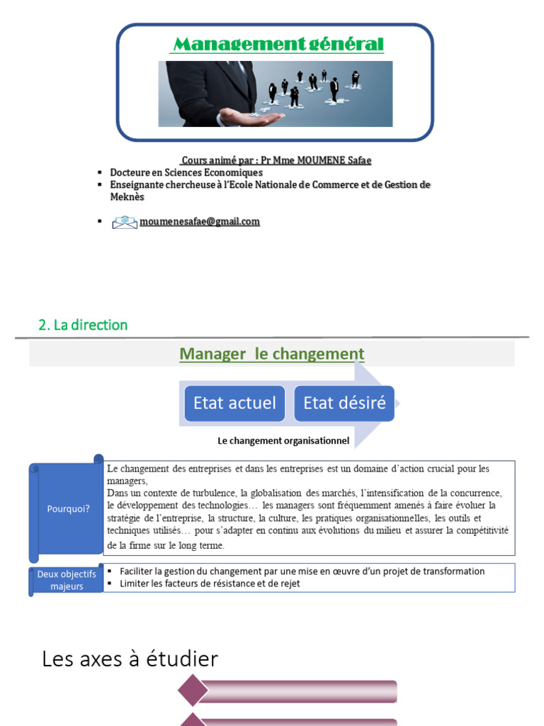 Gestion du Changement Organisationnel | PDF | Globalisation | Business
