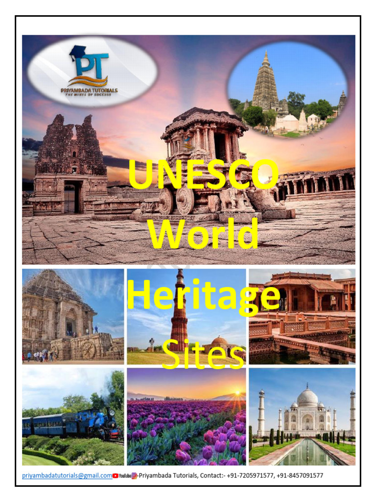 UNESCO World Heritage Sites in India 2025 | PDF