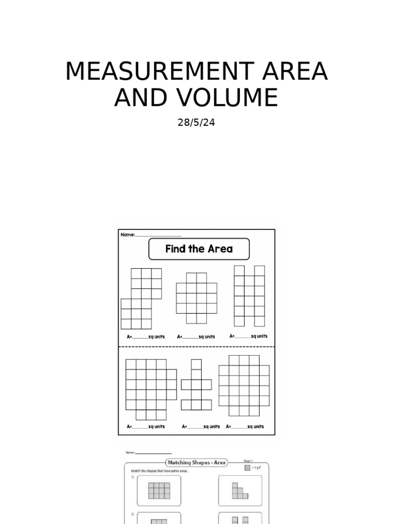 Measurement Area | PDF